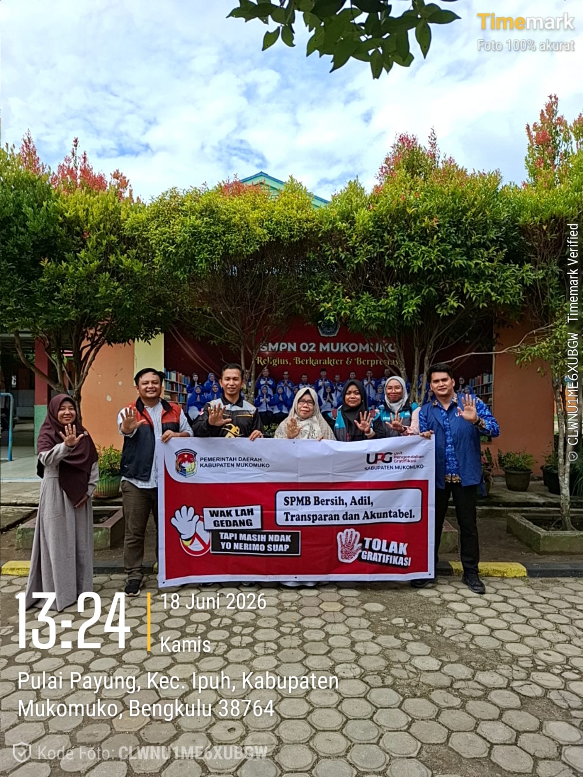Sosialisasi Anti Gratifikasi Penerimaan siswa didik Baru Tahun 2026
